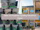 How To Produce Quality Emulsion Paint