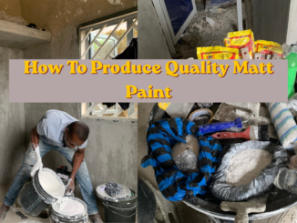 How To Produce Quality Matt Paint