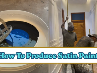 How to Produce Satin Paint