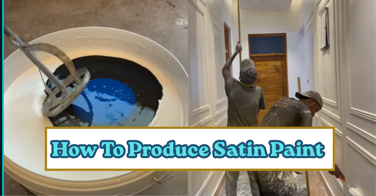 How to Produce Satin Paint