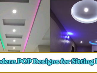 Modern POP Designs for Sitting Room