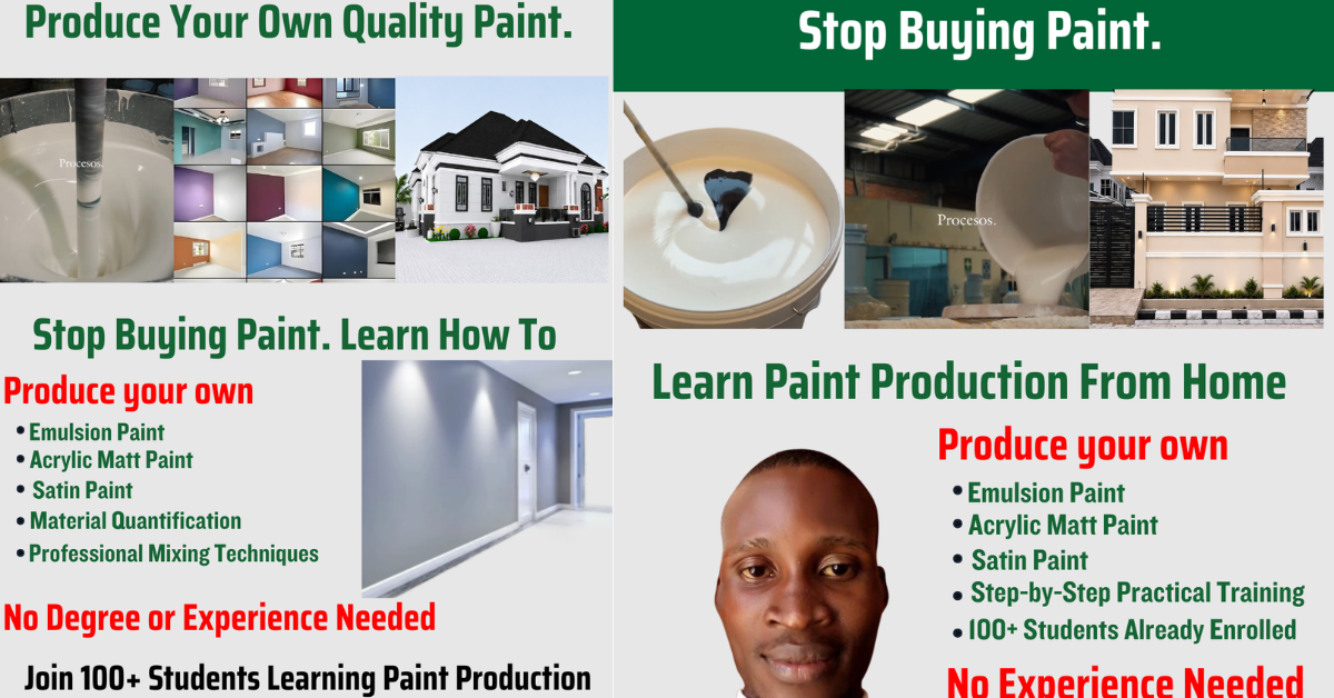 paint production course