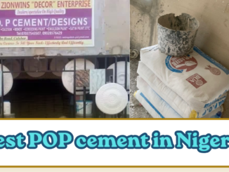 Best POP cement in Nigeria