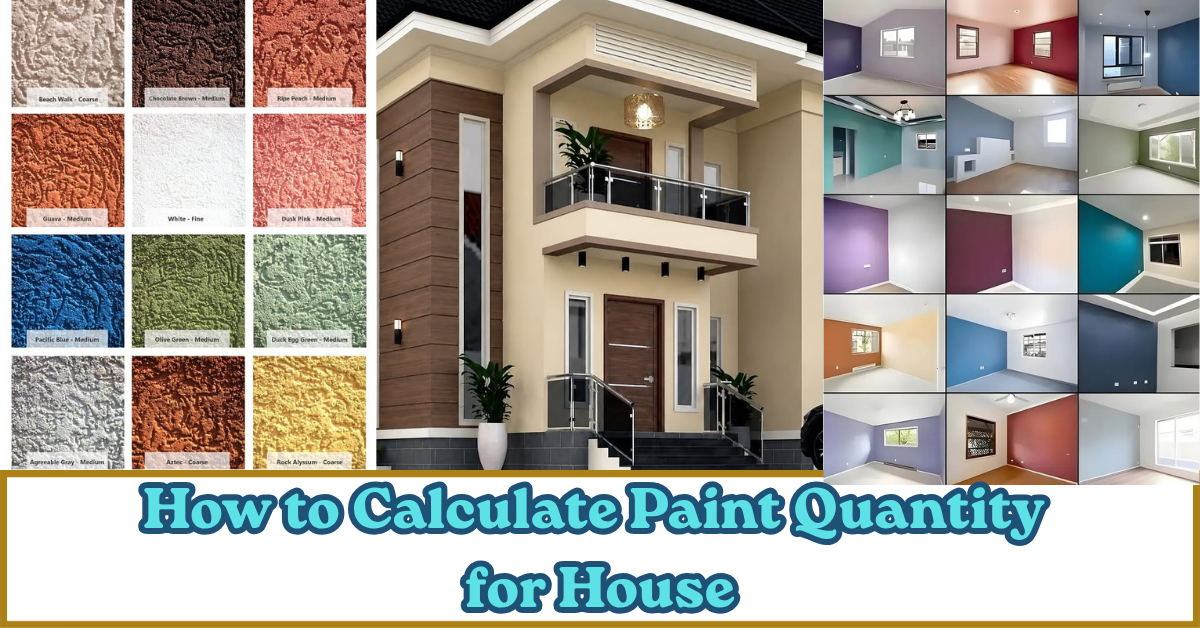 How to Calculate Paint Quantity for House