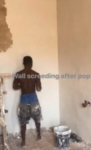 Wall Screeding Cost in Nigeria