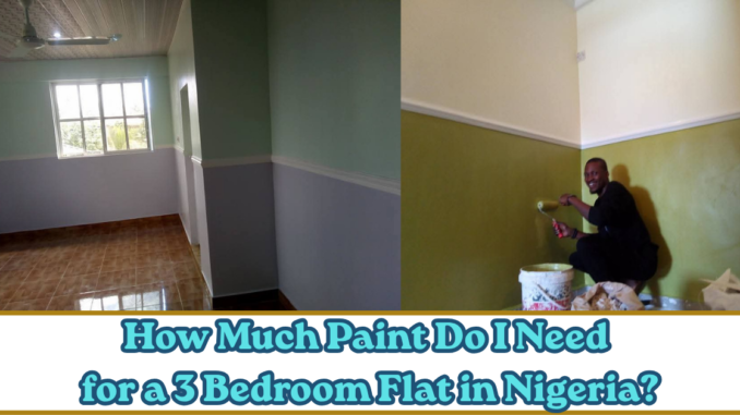 How Much Paint Do I Need for a 3 Bedroom Flat in Nigeria