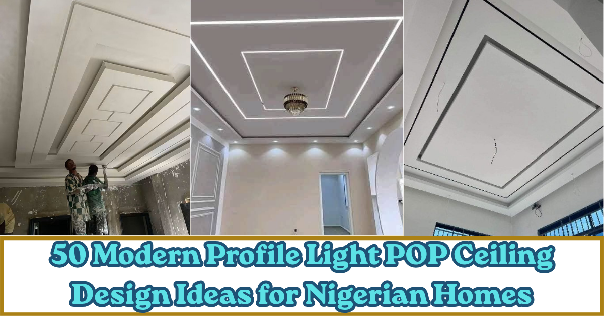 Modern Profile Light POP Ceiling Design Ideas