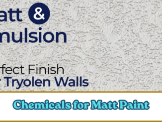 Chemicals for Matt Paint