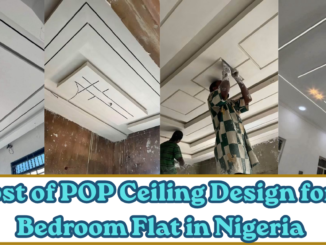 Cost of POP Ceiling Design for 2 Bedroom Flat in Nigeria