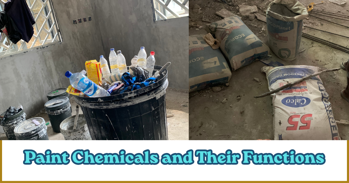 Paint Chemicals and Their Functions