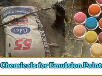 chemicals for emulsion paint