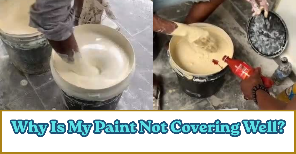 Why Is My Paint Not Covering Well